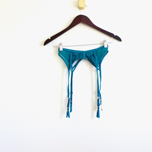 NEW! Lounge Intimate Garter Suspender Belt Willow Green SZ S - Picture 7 of 11